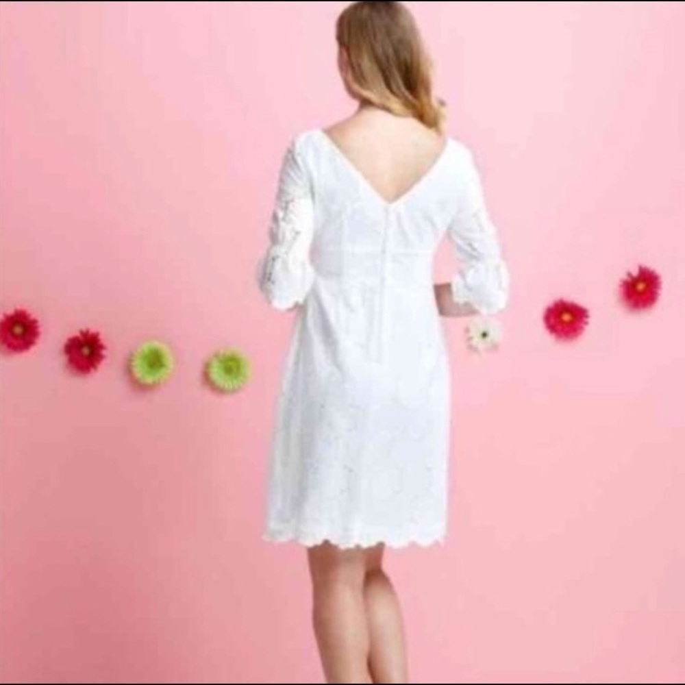 Lilly Pulitzer White Eyelet Shayna Dress - Picture 3 of 6